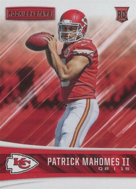 2017 Panini Rookies & Stars Patrick Mahomes II #201 Football - VCP ...