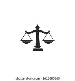 Law Scale Icon Vector Sign Isolated Stock Vector (Royalty Free) 1618680565 | Shutterstock