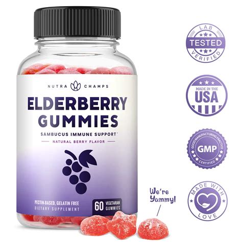 Elderberry Gummies - NutraChamps