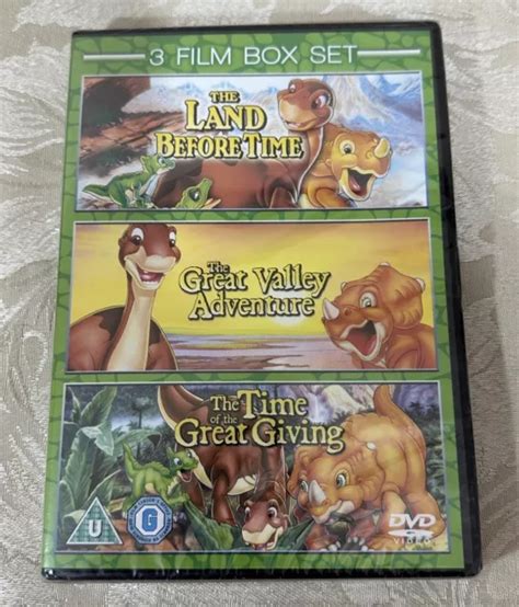 THE LAND BEFORE Time 1-3, - 3 Film Box Set (DVD) - NEW / Sealed £9.99 ...