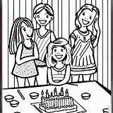 Coloring Pages Birthday Party sketch template