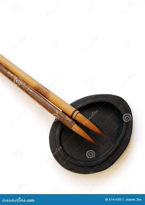 Chinese Calligraphy Brushes Stock Photo - Image of eastern, aged: 5141430