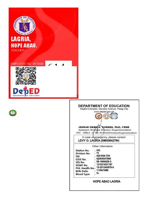 Deped Id Template | PDF