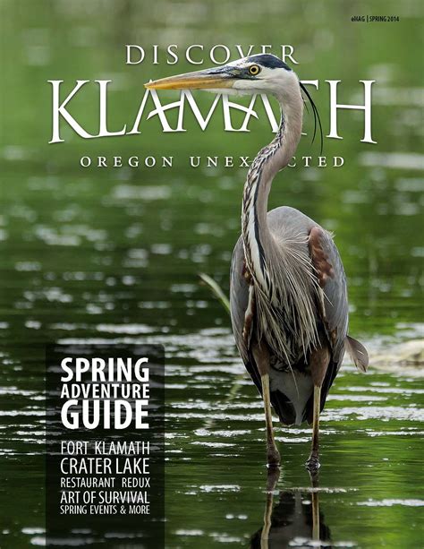 Check out our Spring Guide when you're looking to come to Klamath Falls ...