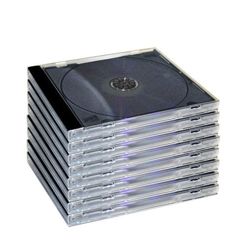 10.4mm Standard Single Black Tray Assembled CD Jewel Case