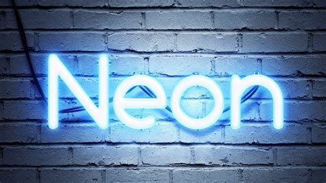 Realistic Neon Text Effect Photoshop Tutorial - Psfreebies