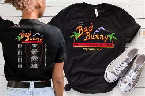 2022 Bad Bunny Tour Shirt Un Verano Sin Ti Merch, Bad Bunny Concert ...