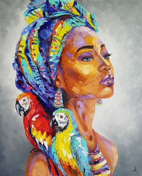 Buy Black Artist Paintings - img-Abigail