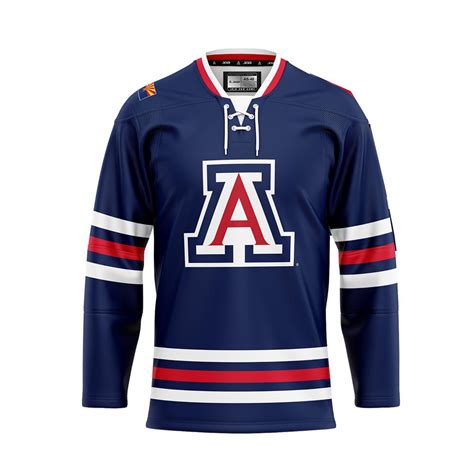 Jog Athletics Arizona Wildcats Arizona A Hockey Jersey | University of ...