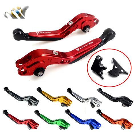 For YAMAHA MT 03 MT03 MT 03 2015 2016 2017 2018 Motorcycle Accessories Folding Extendable Brake ...