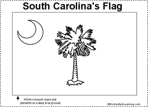 South Carolina Flag Printout - EnchantedLearning.com