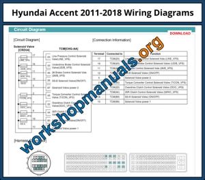 Hyundai Accent 2011-2018 Workshop Repair Manual Download