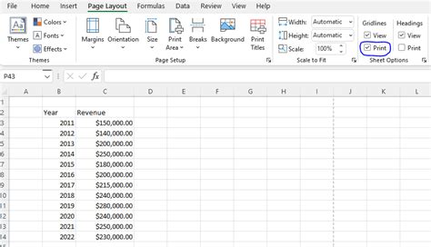 How to Print Gridlines in Excel in 3 Easy Ways - Chronicles of Data