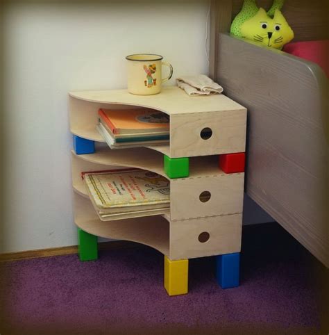 DIY bedside table for a child's room