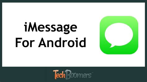 iMessage for Android - YouTube