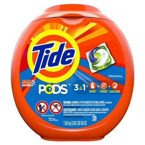 Shop Tide Pods 72-Count Original High-Efficiency Laundry Detergent at Lowes.com