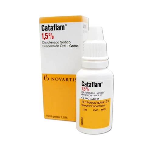 Cataflam suspension oral gotas frasco x 15ml