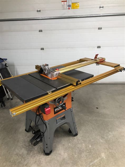 Ridgid R4512 Table saw with Incra TS-LS fence https://ift.tt/2Inr22x | Table saw fence, Table ...