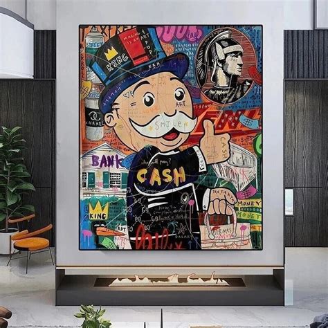 Alec Monopoly Inspired Monopoly Canvas Prints Street Art and - Etsy