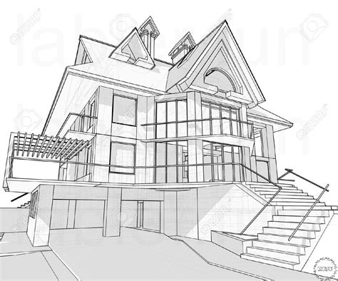 Easy Simple Modern House Drawing - Goimages Smidgen