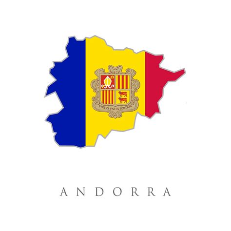 Flag Map of Andorra. Andorra Flag Map. Andorra Map Flag. Map of Andorra ...