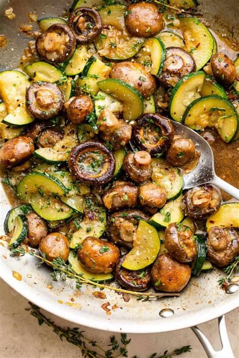 Pan-Fried Zucchini and Mushrooms Recipe | Diethood