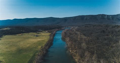 Camp along the South Fork Shenandoah River, Johnny's Road, Virginia