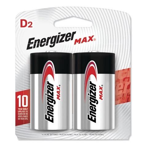 Energizer D Battery (2pk) | Berings