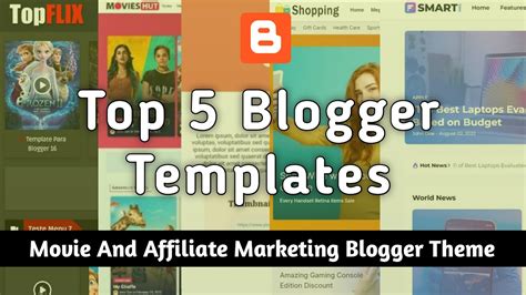 Top 5 Blogger Templates in 2023 || Top Blogger Templates || Best Free ...