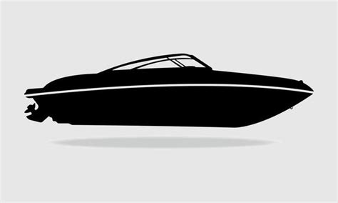 Speed Boat Silhouette Vector Art, Icons, and Graphics for Free Download