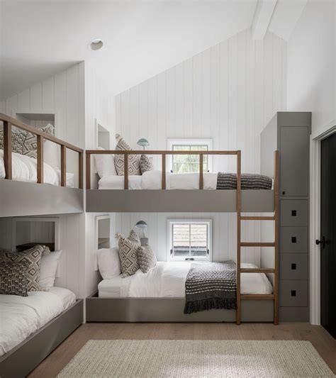 A Modern Farmhouse Makes Bainbridge Island Its Home | Bunk bed rooms ...