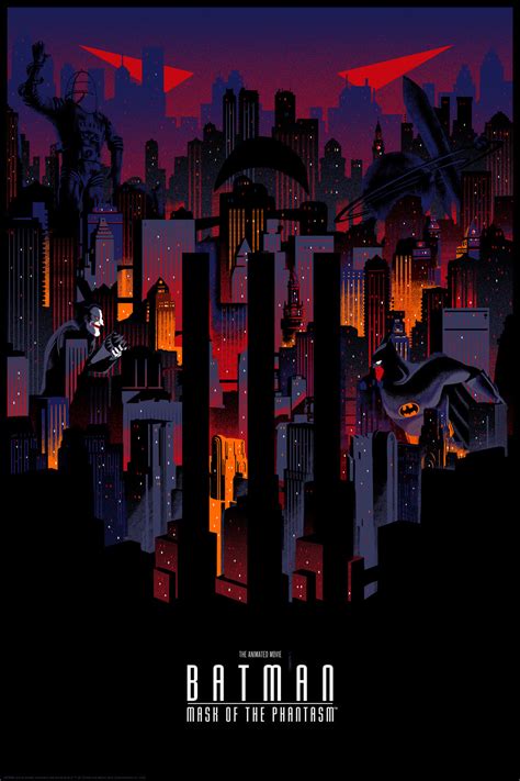 New BATMAN: THE ANIMATED SERIES Prints Evoke Gotham's Art Deco - Nerdist