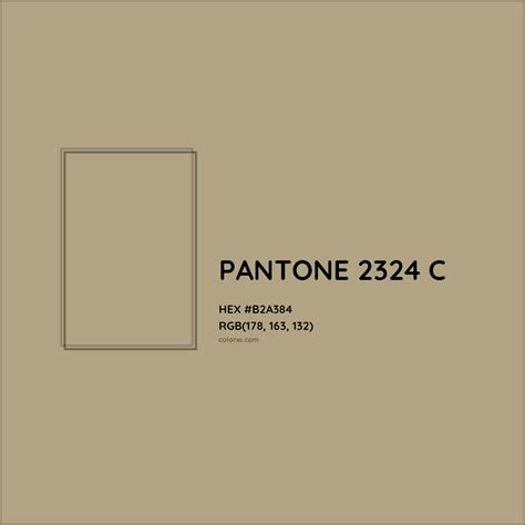 PANTONE 2324 C Complementary or Opposite Color Name and Code (#B2A384 ...