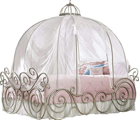 Disney Princess Fairytale 5 Pc Metal Full Carriage Bed | Rooms to Go