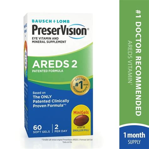 PreserVision® AREDS 2 Formula Vitamin & Mineral Supplement 60 ct Soft ...