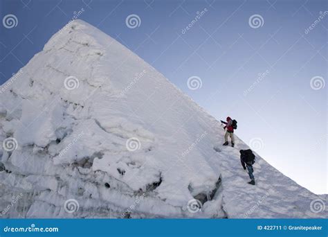 Island Peak Summit - Nepal stock image. Image of himalaya - 422711