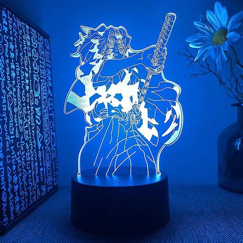 Demon Slayer Kimetsu No Yaiba Nezuko Rengoku Zenitsu Tanjiro 3d Led Lamp Bedroom Manga Anime ...