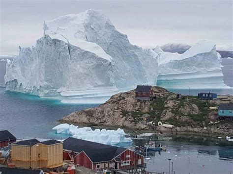 Massive Iceberg Looms Over A Village In Greenland : NPR