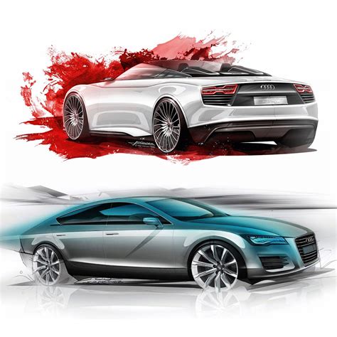 Tasty Sketch | Audi r8, Audi, Illustrazione