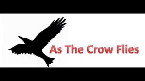 Idiom ~ As The Crow Flies - YouTube