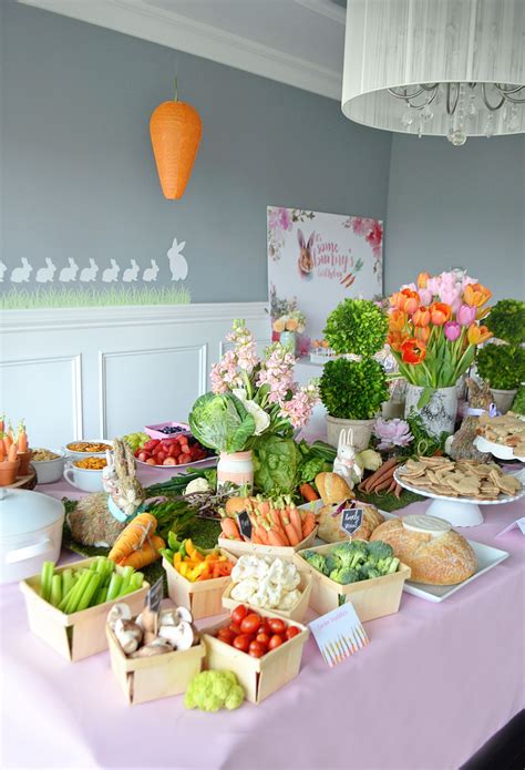 Shop the Party: Bunny-Themed Party | Easter birthday party, Spring ...