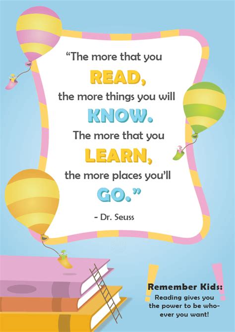 5 Dr. Seuss Quotes about Reading | Imagine Forest Education Quotes For ...