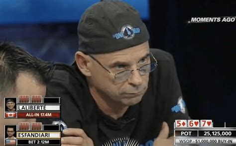 One Drop Tournament: Guy Laliberte's poker tells