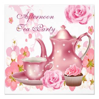 Afternoon Tea Invitations & Announcements | Zazzle