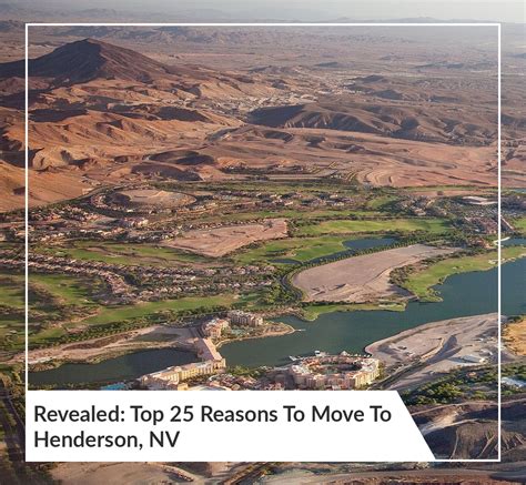 Revealed: Top 25 Reasons to Move to Henderson NV