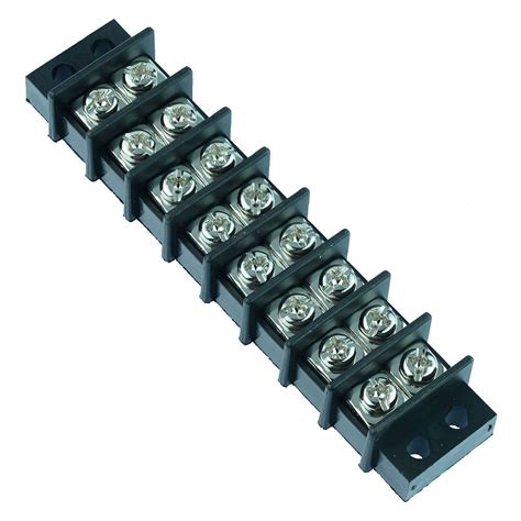 2 to 12 Way Screw Barrier Terminal Block Strip Connector | eBay