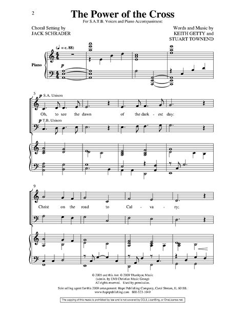 Power of the Cross (SATB ) by Keith Getty & | J.W. Pepper Sheet Music