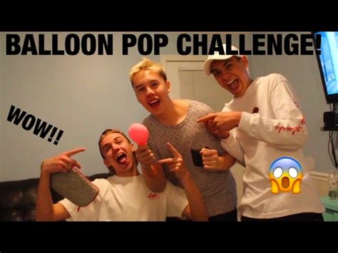 BALLOON POP CHALLENGE!! (GONE WRONG) - YouTube