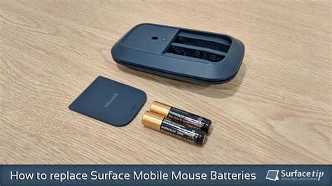 How to replace batteries on your Surface Mobile Mouse