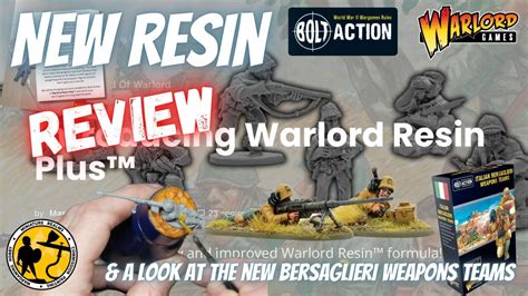 Warlord Resin Plus Review | A look Warlord Games new resin & Bolt Action Bersaglieri Weapons ...